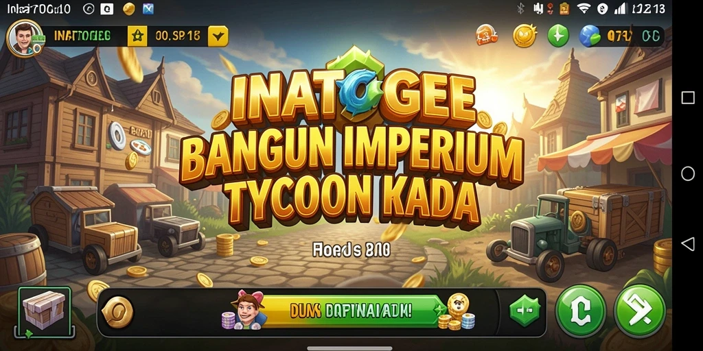 Tampilan gameplay seru <strong>INATOGEL</strong> dengan aspek Tycoon yang menarik.