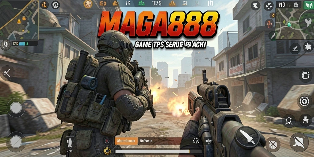 Tampilan seru gameplay TPS di MAGA888 dengan misi yang menegangkan.