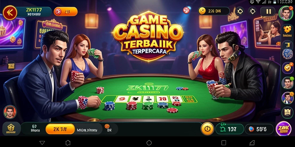 Gameplay Live Casino yang menarik dan interaktif di ZK1177.